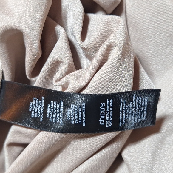 NWT chico's Taupe open jacket, travelers. Size 3 - Picture 6 of 7